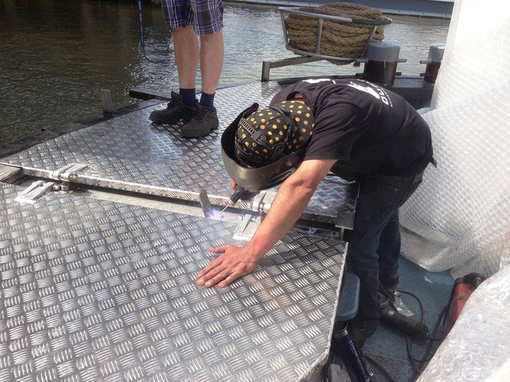 Aluminium afdichtingsluiken